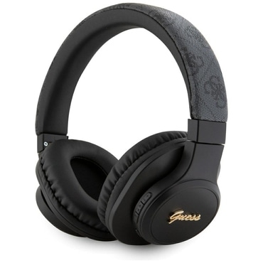 Bluetooth Over-Ear slušalke Guess "4G Script Logo" BT 5.3, USB-C, 300mAh - black