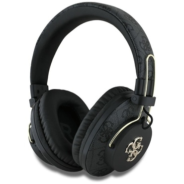 Bluetooth Over-Ear slušalke Guess "4G Metal Logo" BT 5.3 z ENC, USB-C in 300mAh - black
