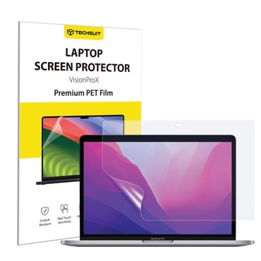 Zaščitna folija Techsuit "VisionProX" proti modri svetlobi za MacBook Pro 13" (A1706/A1708/A1989/A2159/A2251/A2289/A2338) - mat prozorna
