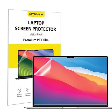 Zaščitna folija Techsuit "VisionProX Anti-Blue Light" za MacBook Pro 14" (A2442/A2779/A2918/A2992) - mat prozorna
