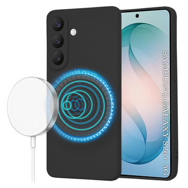 Silikonski ovitek Techsuit SoftFlex MagSafe za Samsung Galaxy S26 - črn