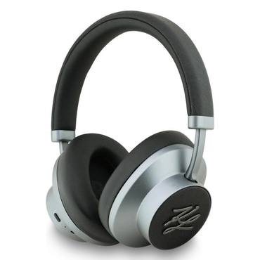 Bluetooth Over-Ear slušalke Karl Lagerfeld "Grained Initials" BT 5.3 z ANC in USB-C - black