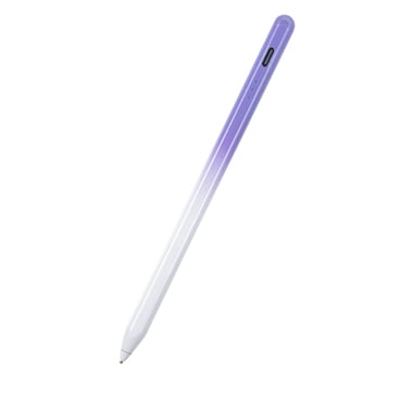 Stylus pisalo Techsuit "S3" - univerzalen, USB-C s hitrim polnjenjem - vijoličen