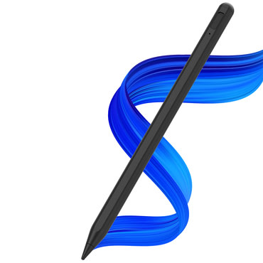 Stylus pisalo Techsuit "AC10SH" Bluetooth, USB-C, 125mAh, Palm Rejection, zamenljiva konica - black diamond