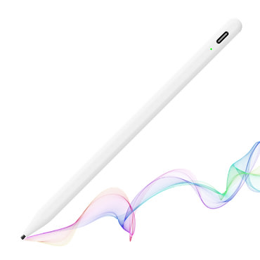 Stylus pisalo Techsuit "A580S" za iPad, Bluetooth, USB-C, 130mAh, Palm Rejection - belo