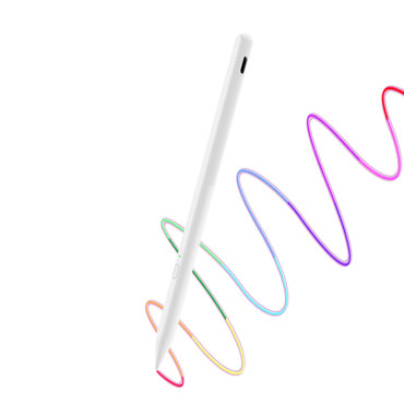 Stylus pisalo Techsuit "AX10" Bluetooth, USB-C, Palm Rejection, Tilt Pressure Sense, 130mAh - belo