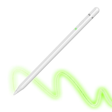 Stylus pisalo Techsuit "AP01 Pro" Bluetooth, USB-C, Palm Rejection, Tilt Pressure Sense, 125mAh - belo