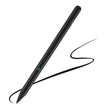 Stylus pisalo Techsuit "C581-C" za Microsoft Surface, USB-C, Palm Rejection, Tilt Sensitivity, 90mAh - črno