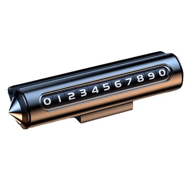 Avtomobilska številčna tablica Techsuit "ResQTag SN3" z lepilom - siva