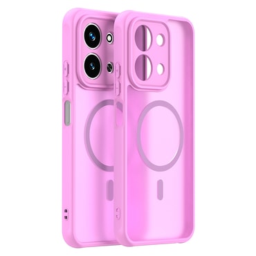 Hibridni ovitek "HaloFrost II MagSafe" za Xiaomi Redmi 15C 4G / Redmi 15C 5G - pink