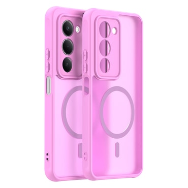 Hibridni ovitek "HaloFrost II MagSafe" za Xiaomi Redmi 15 4G / Redmi 15 5G - pink