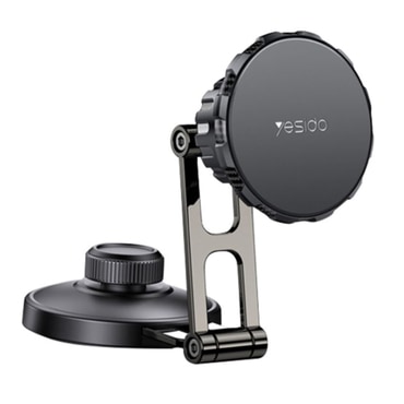 Magnetno avtomobilsko držalo Yesido "C198" s teleskopskim nosilcem - sivo