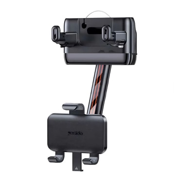 Avtomobilsko držalo Yesido "C265" z nastavljivim kotom, 360° rotacijo in vzmetno sponko za vzvratno ogledalo - črno