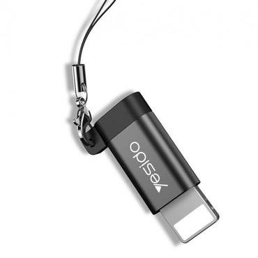 OTG adapter Yesido "GS05"Lightning v Micro USB, 480Mbps - črn