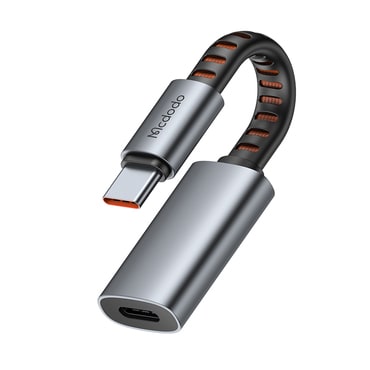 Lightning v USB-C audio kabel Mcdodo "CA-4870" 2A, 24W, 480Mbps, OTG, podpora hitremu polnjenju, klicna funkcija, 0.1m - gray