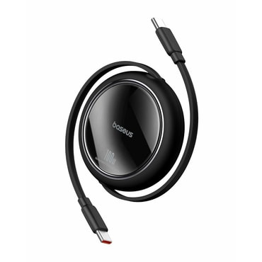 Polnilni in podatkovni 100W USB-C v USB-C kabel Baseus "Free2Draw Mini" - 480Mbps - 1m - black