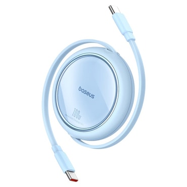 Polnilni in podatkovni 100W USB-C v USB-C kabel Baseus "Free2Draw Mini" - 480Mbps - 1m - galaxy blue