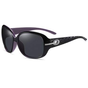 Sončna očala Techsuit "Polarized PC (2012)" - polarizirana z UV zaščito - črna / vijolična
