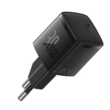 Stenski 30W polnilec Baseus "Cube Pro" - black