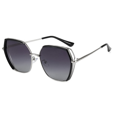 Sončna očala Techsuit "Polarized 9768" s polarizacijo, UV zaščito in kovinskim okvirjem - siva