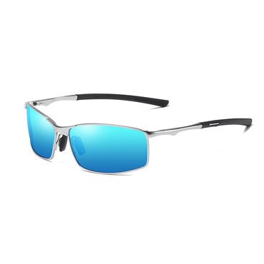 Sončna očala Techsuit "Polarized (559)" za moške, UV zaščita, kovinski okvir - srebrna