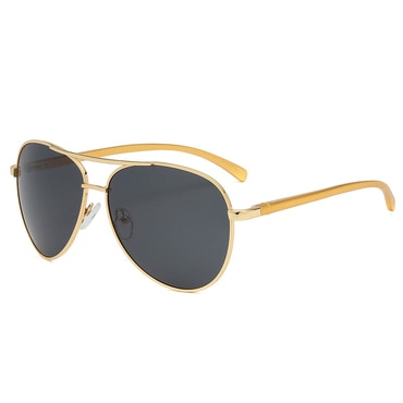Sončna očala Techsuit "Polarized 2150" za moške, UV zaščita, kovinski okvir - črna
