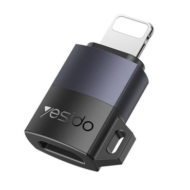 Micro USB v Lightning OTG adapter Yesido "GS30" 12W, 480Mbps - siv