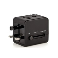 Potovalni adapter Techsuit "HHT148" EU/UK/AUS/US, PD 20W, QC, USB, USB-C - črn