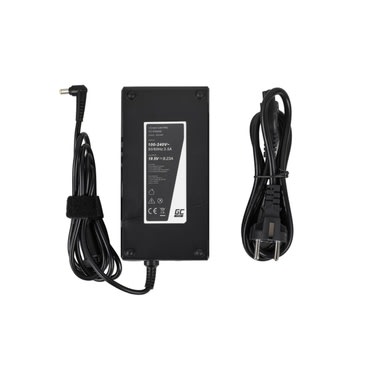 Napajalnik za prenosnik Green Cell PRO 180W za Acer Aspire V15 / V17 Nitro VN7 - 19.5V 9.23A, 5.5-1.7mm - black