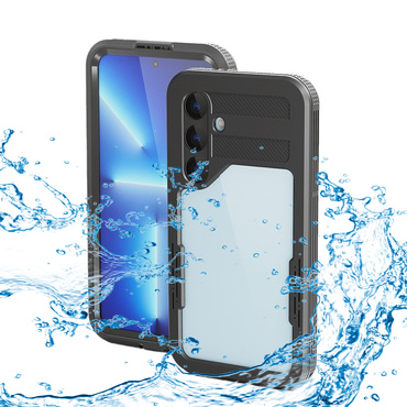 Vodoodporen ovitek ShellBox "WaterProof" za Samsung Galaxy S24 z IP68 za spuste do 1.5m globine - črn