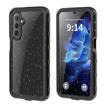 Vodoodporen ovitek ShellBox "WaterProof" za Samsung Galaxy A16 4G / A16 5G z IP68 za spuste do 1.5m globine - črn