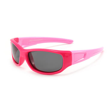 Otroška sončna očala Techsuit "800-C30" polarizirana, športna, fleksibilna - pink