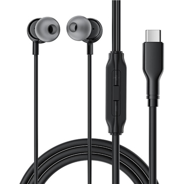 Slušalke Acefast "L8" z mikrofonom in upravljalnikom glasnosti, USB-C, 1.2m - črne