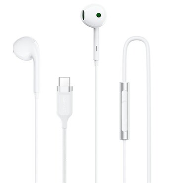 Slušalke Acefast "L7" USB-C, z HD mikrofonom, fleksibilne, 1.2m - bele