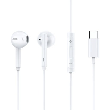 Slušalke Mcdodo "HP-7500" z upravljalnikom glasnosti, USB-C, DAC čip, Hi-Res zvok, 1.2m - bele