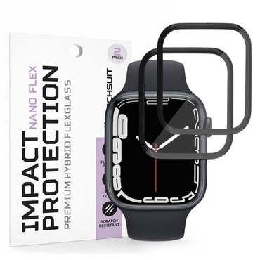 2-Pack zaščitnih folij 3D Full Body Techsuit "Nano Flex" za Apple Watch 7 / 8 / 9 45mm