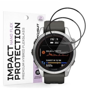 2-Pack zaščitnih folij 3D Full Body Techsuit "Nano Flex" za Garmin Fenix 7S Pro Solar