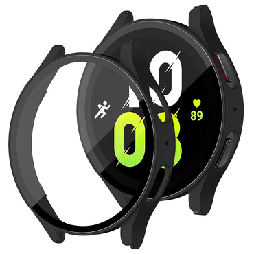 Ovitek z zaščito zaslona Techsuit "Defense360 Pro" za Samsung Galaxy Watch4 / 5 (40mm) - črn