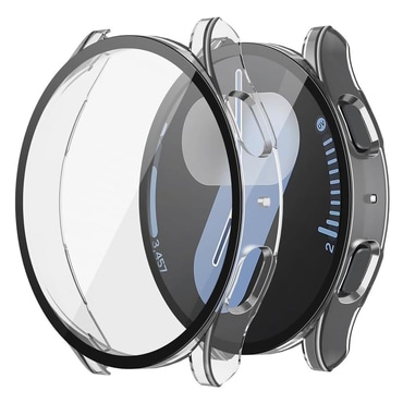 Ovitek z zaščito zaslona Techsuit "Defense360 Pro" za Samsung Galaxy Watch7 (44mm) - prozoren