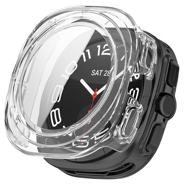 Ovitek z zaščito zaslona Techsuit "Defense360 Pro" za Samsung Galaxy Watch Ultra (47mm) - prozoren