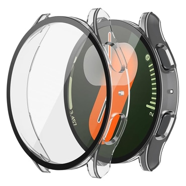 Ovitek z zaščito zaslona Techsuit "Defense360 Pro" za Samsung Galaxy Watch7 (40mm) - prozoren