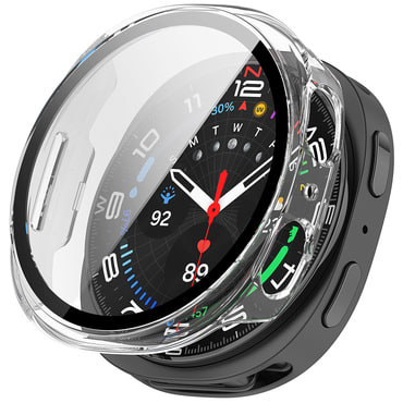 Ovitek z zaščito zaslona Techsuit "Defense360 Pro" za Samsung Galaxy Watch8 (40mm) - prozoren