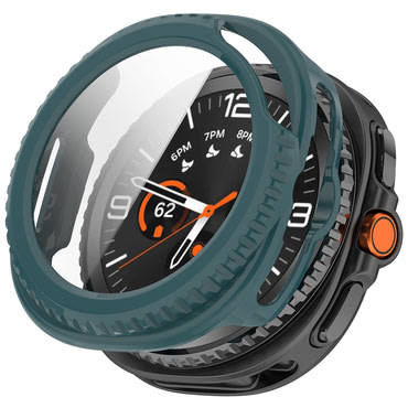Ovitek z zaščito zaslona Techsuit "Defense360 Pro" za Samsung Galaxy Watch8 Classic - zelen