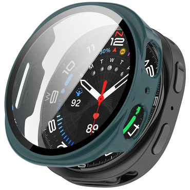 Ovitek z zaščito zaslona Techsuit "Defense360 Pro" za Samsung Galaxy Watch8 (40mm) - zelen