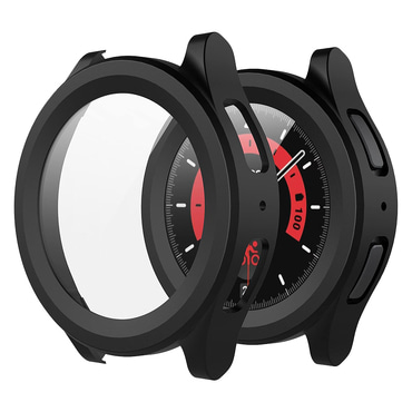 Ovitek z zaščito zaslona Techsuit "Defense360 Pro" za Samsung Galaxy Watch5 Pro - črn