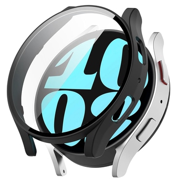 Ovitek z zaščito zaslona Techsuit "Defense360 Pro" za Samsung Galaxy Watch6 (44mm) - črn