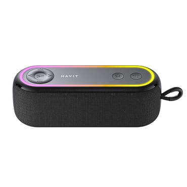 Bluetooth zvočnik Havit "SK810BT" Bluetooth 5.3, TWS, TF, USB, FM, AUX, prostoročni klic, RGB, IPX5, 2400mAh - black