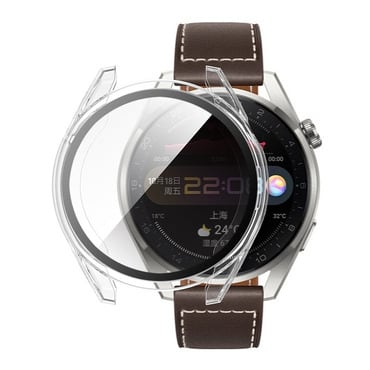 Ovitek z zaščito zaslona Techsuit "Defense360 Pro" za Huawei Watch 3 Pro - prozoren