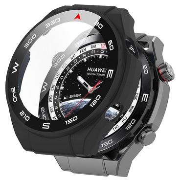 Ovitek z zaščito zaslona Techsuit "Defense360 Pro" za Huawei Watch Ultimate - črn
