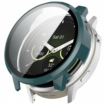 Ovitek z zaščito zaslona Techsuit "Defense360 Pro" za Garmin Venu 4 45mm - zelen